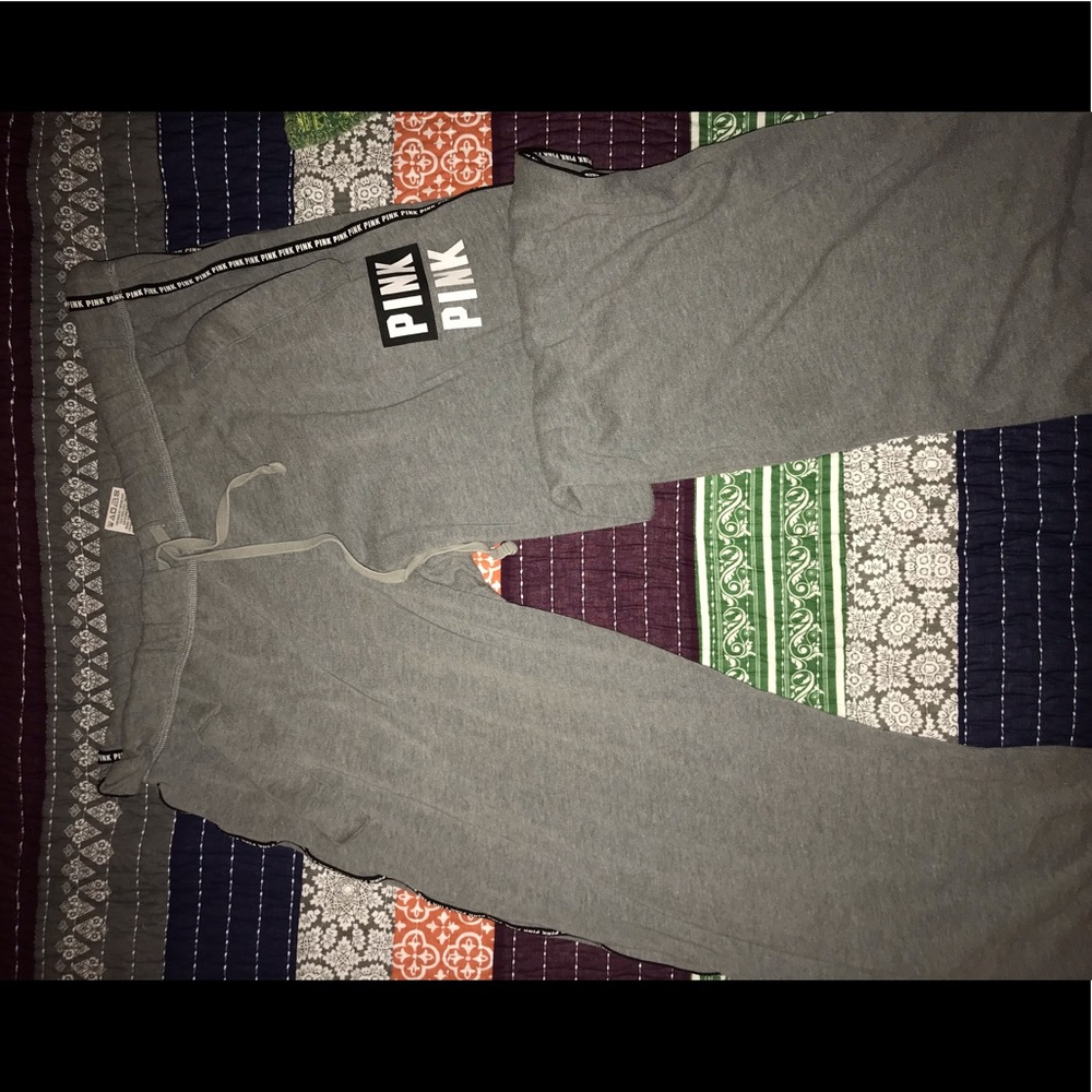 Grey sweatpants from Pink